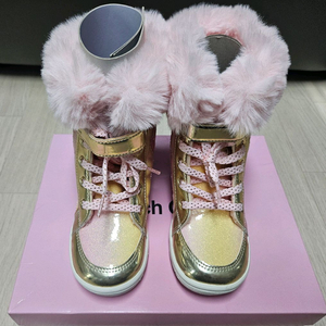 (새상품) 프렌치캣 핑크 리본 방한화 이미지