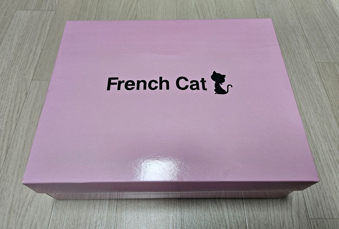 (새상품) 프렌치캣 핑크 리본 방한화 이미지