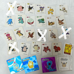 포켓몬 짱구 원피스 뽀로로 띠부씰 모음 이미지