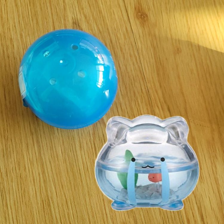 와루루기 어항쨩 클리어 피규어 미개봉 새상품--2