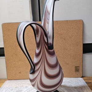 유럽 유리 화병 작품