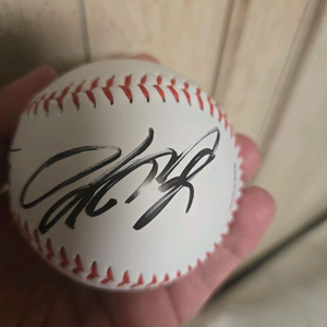 두산베어스 양의지 선수 싸인볼