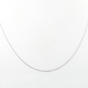 티파니 18K 화이트골드 롱체인 레이어드 네크리스 목걸이 50cm