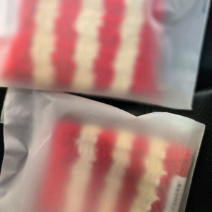 스타벅스 니트지갑 레드 카드 뜨개 지갑 미니 스트라이프