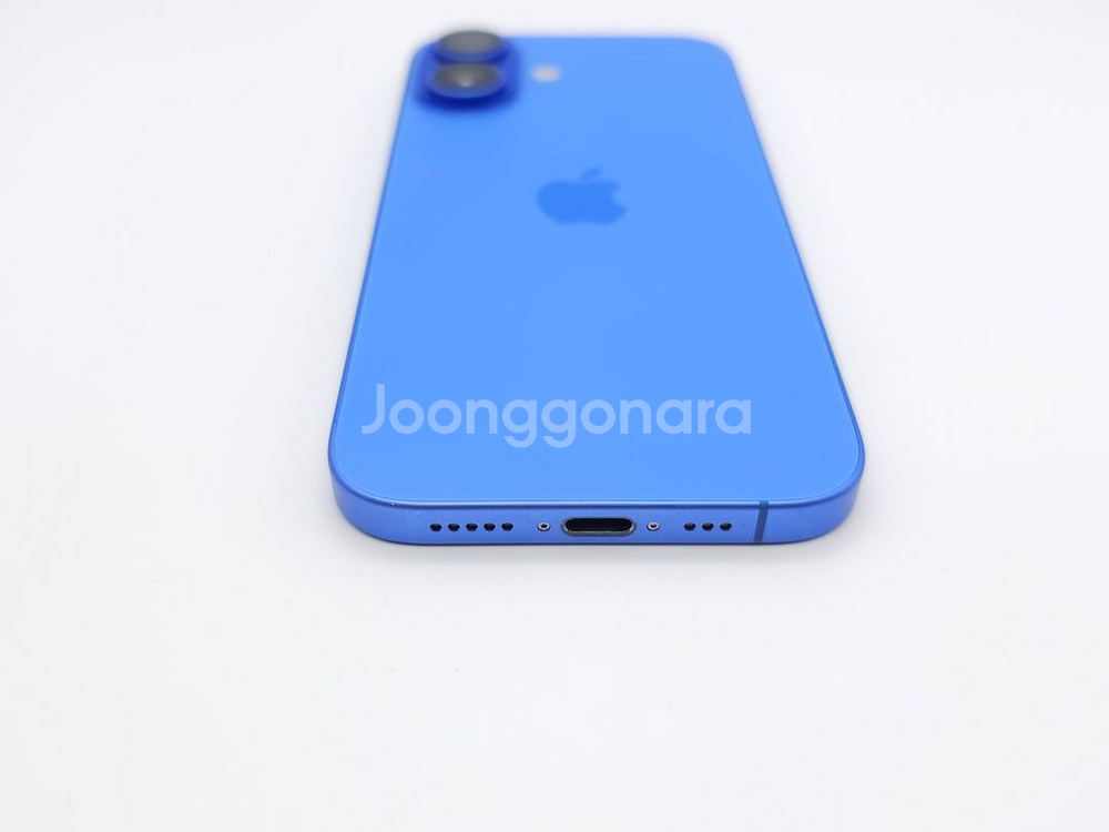 아이폰16 128기가 울트라마린 (배터리94) / 1217--5