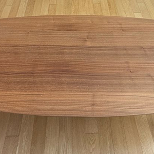 원목 타원형 이케아 거실 테이블