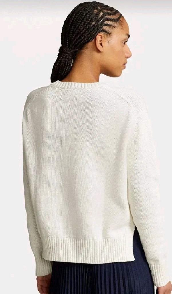 폴로 랄프로렌 크루넥 코튼 스웨터 새제품--1