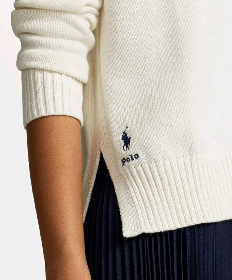폴로 랄프로렌 크루넥 코튼 스웨터 새제품--2
