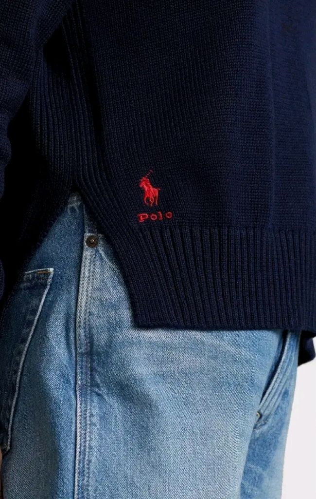 폴로 랄프로렌 크루넥 코튼 스웨터 새제품--3