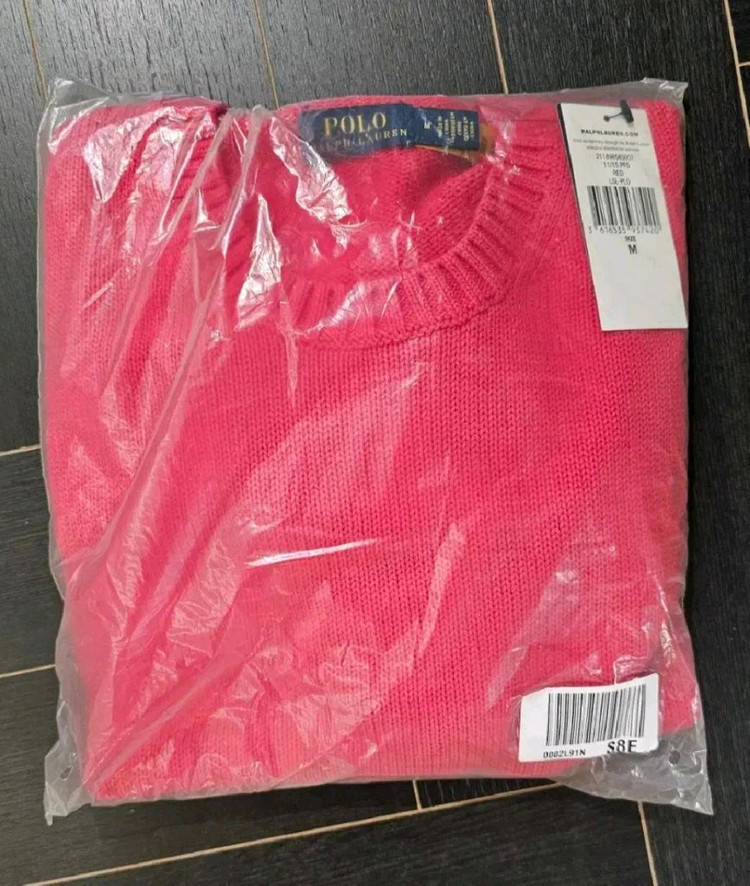 폴로 랄프로렌 크루넥 코튼 스웨터 새제품--7