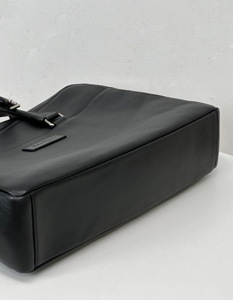 페라가모 블랙 브리프케이스 서류가방 토트 숄더백 3TFEB03208--4