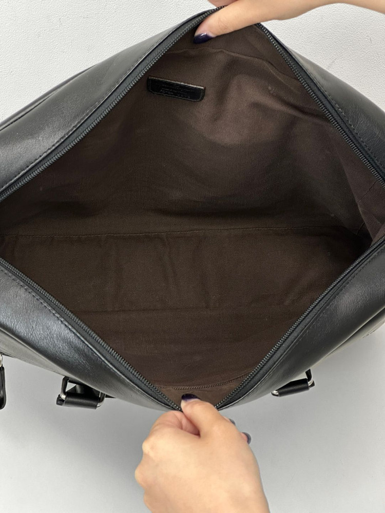 페라가모 블랙 브리프케이스 서류가방 토트 숄더백 3TFEB03208--8