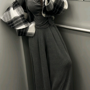 [속기모] 새상품 메리드 핀턱 와이드 훌 밴딩 팬츠 2color 수입의류