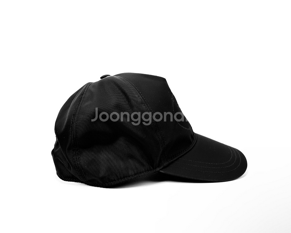 M] 프라다 엠브로이드 자수 로고 나일론 베이스볼 볼캡--3