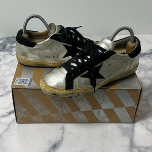[36] 골든구스 슈퍼스타 실버 스니커즈