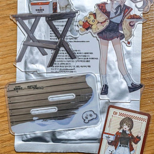 꾸브라꼬 x 이터널리턴 레니 아크릴스탠드+에스텔 포토카드