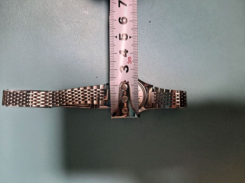 카파(KAPPA) 쿼츠 은색 메탈 시계 여성용--8