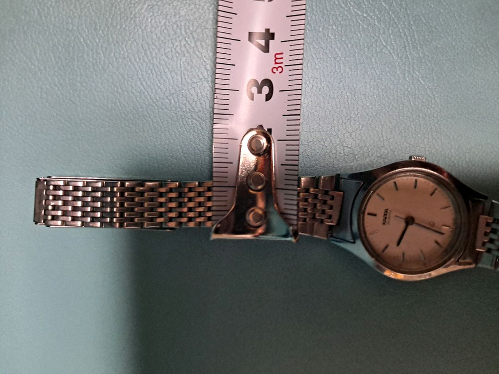 카파(KAPPA) 쿼츠 은색 메탈 시계 여성용--9