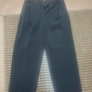 시스템옴므 밑단 슬릿 와이드 슬렉스 블랙