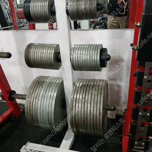 홈짐 중고헬스기구 싸이벡스 원판정리대