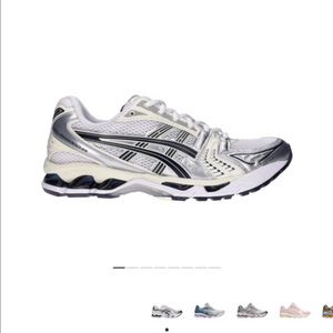 (새상품) 아식스 젤카야노14 화이트미드나잇 250