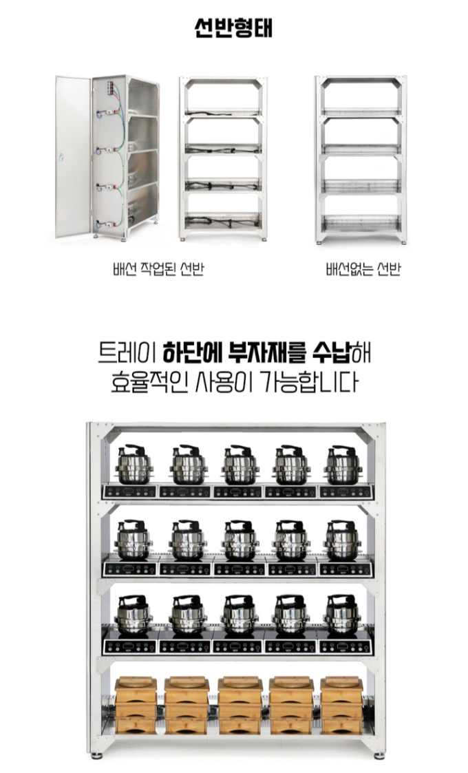 치치쿠쿠 업소용 인덕션 솥밥기계 8구 세트｜전시품 미사용 새제품｜직거래/화물 가능--4