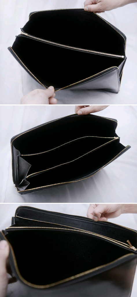 셀린느 복스레더 카프스킨 클러치.도큐먼트 케이스--5