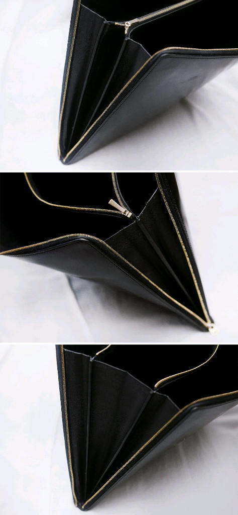 셀린느 복스레더 카프스킨 클러치.도큐먼트 케이스--6