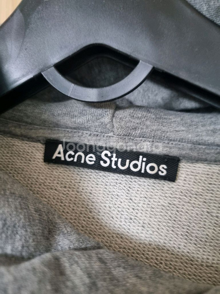 아크네스튜디오 페이스 후드티 그레이L사이즈--3