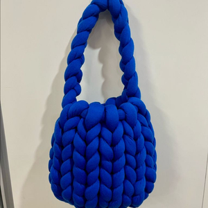 자이언트얀 가방 코발트 블루 여성 토트백 미니백 패딩백