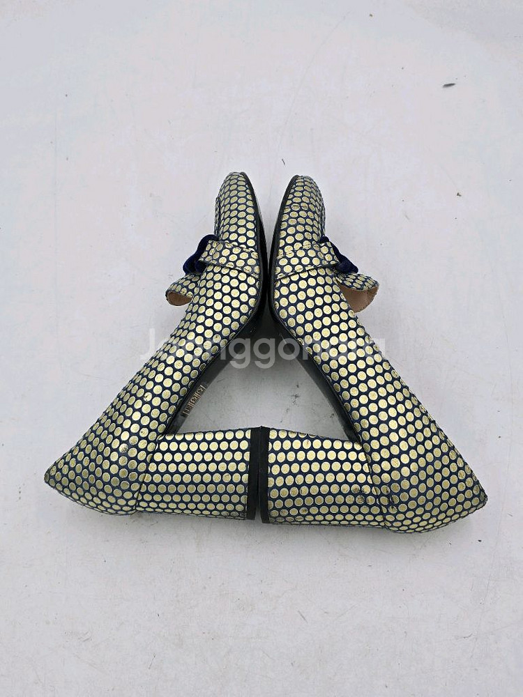 리치오안나 도트 패턴 로퍼 펌프스230~235(36)--3