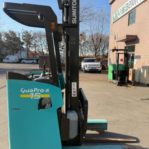 [최고가성비] 1.5톤 전동 입식 지게차 스미토모 2019/12월 최신형 5M상승