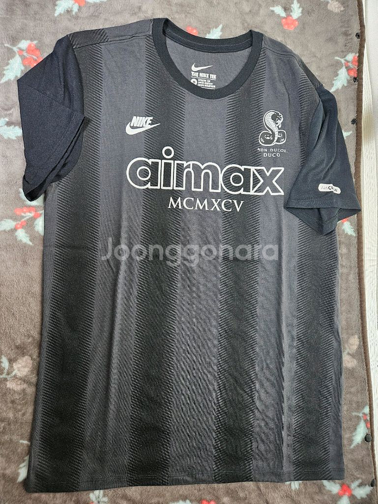 [해외M]나이키 에어맥스95 크루OG 울트라블랙 티셔츠--5