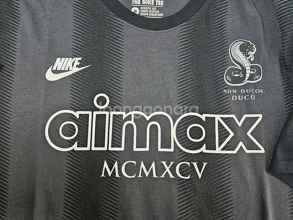 [해외M]나이키 에어맥스95 크루OG 울트라블랙 티셔츠--7