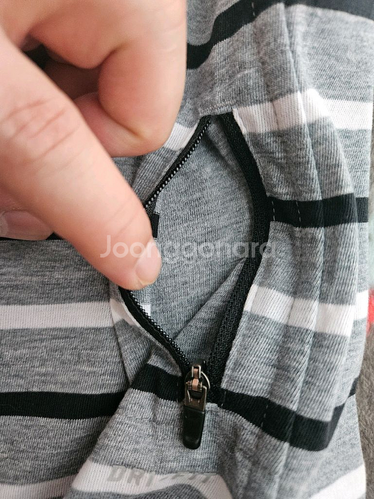 [해외M] 나이키 터치 테일윈드 스트라이프 러닝 티셔츠--8