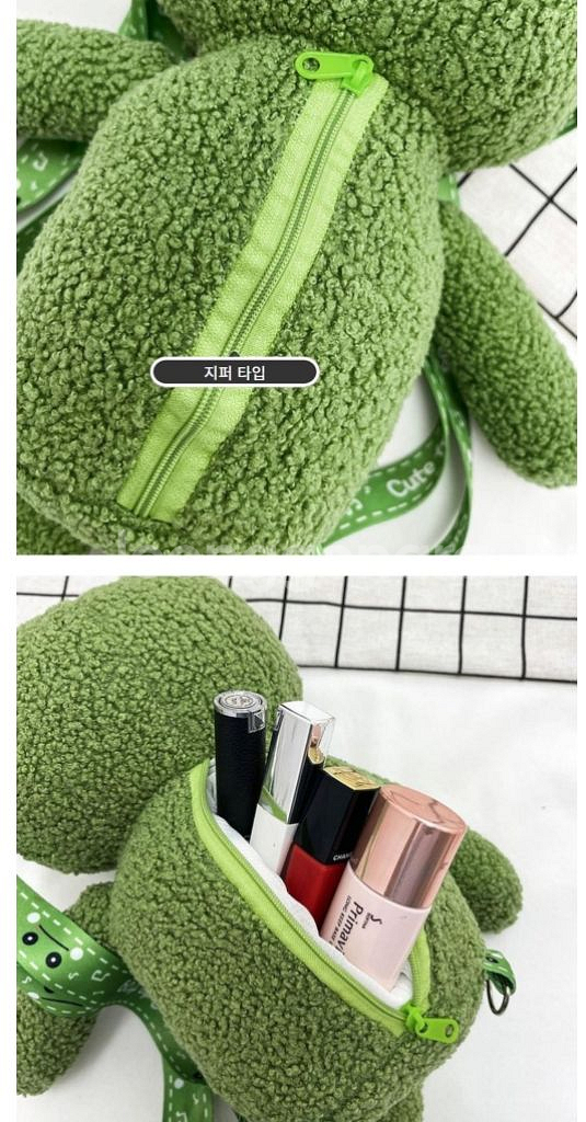 정품)러브프로그 개구리인형가방크로스백미개봉귀여운 가방--4