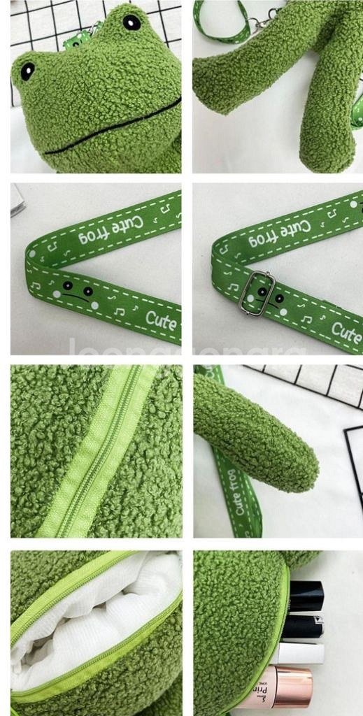 정품)러브프로그 개구리인형가방크로스백미개봉귀여운 가방--5