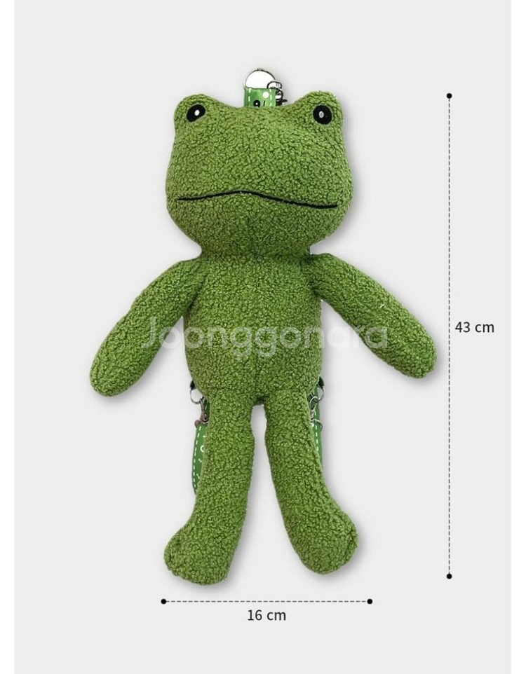 정품)러브프로그 개구리인형가방크로스백미개봉귀여운 가방--7