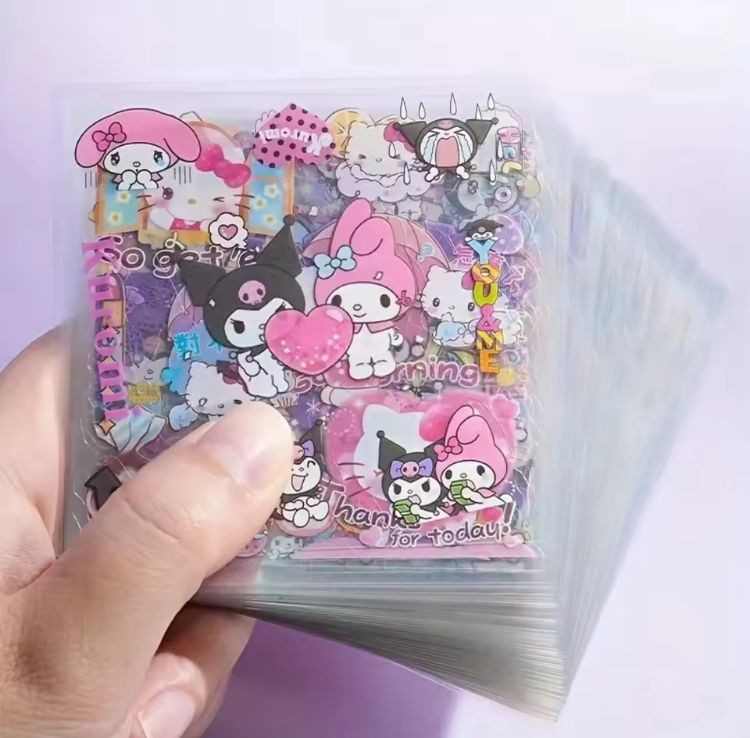 산리오 캐릭터 스티커 100매--1