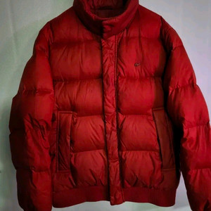 라코스테 레드 푸퍼 패딩 점퍼/총장69/가슴61