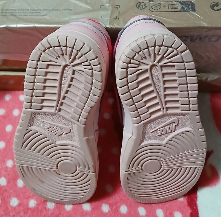 나이키키즈 덩크로우 150운동화 트리플핑크(DH9761-600)23년 이미지