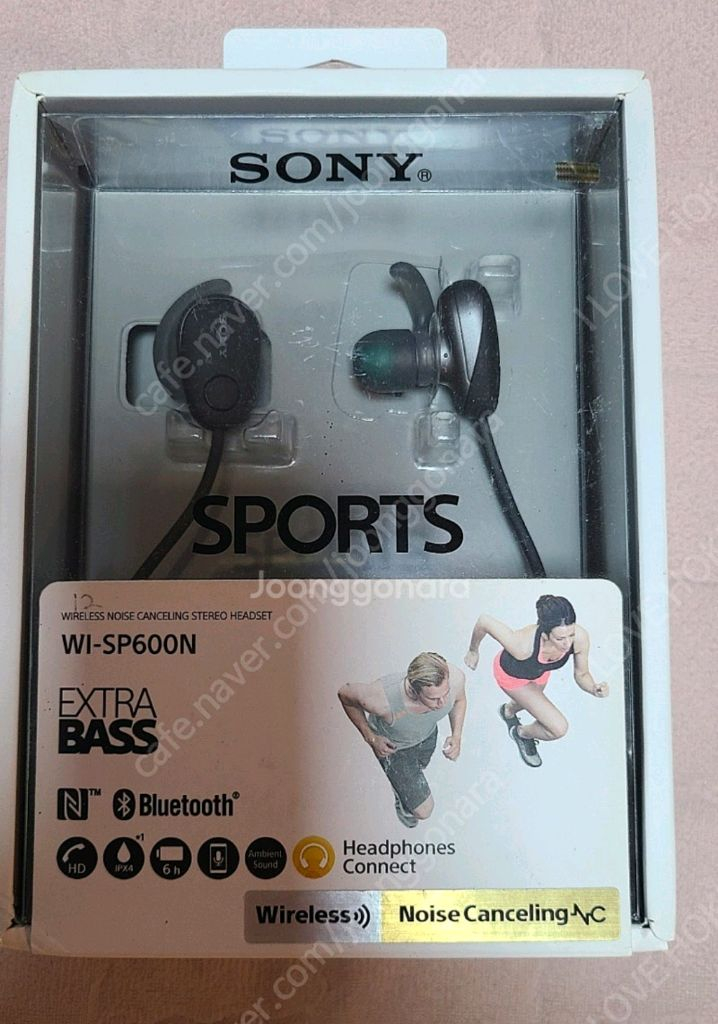 소니 WI-SP600N스포츠 무선 노이즈 캔슬링 스테레오 블루투스 무선 헤드셋 미개봉 새상품입니다 이미지