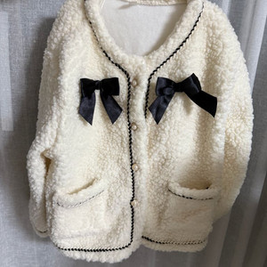 아동 뽀글이 트위드 자켓 140 (새상품)