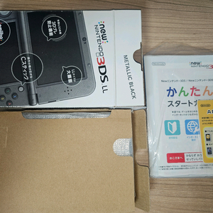 new 3ds ll 메탈릭블랙 상하단ips