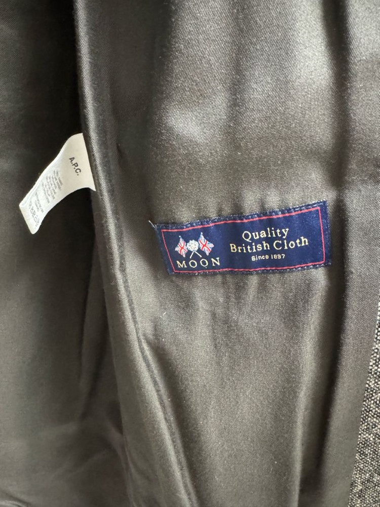 아페쎄 APC 코트 - 그레이 울 혼방 하프코트--2