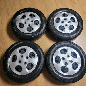 모닝 순정 휠/타이어/휠캡 판매합니다