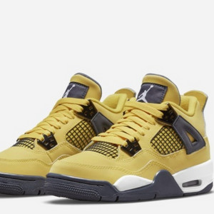 [225] 나이키 에어 조던4 투어 옐로우 GS 운동화 이미지