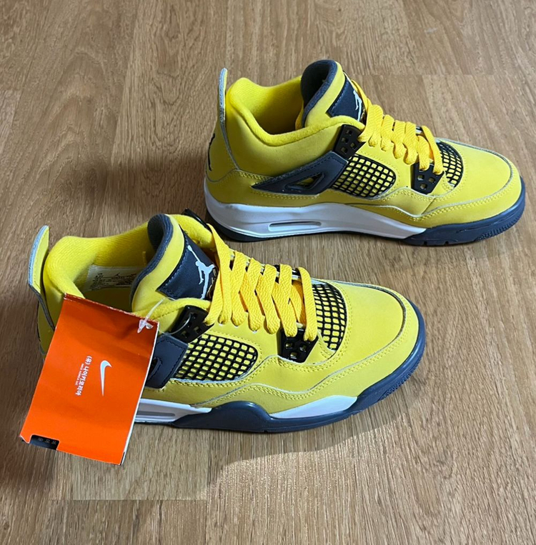 [225] 나이키 에어 조던4 투어 옐로우 GS 운동화 이미지