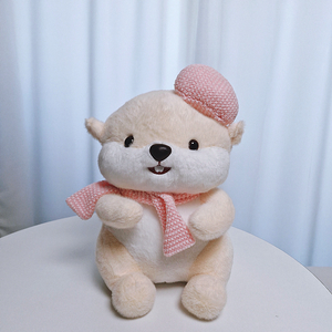 새상품) 겨울나는 쪼코 아기수달 싯팅 대형 인형 45cm