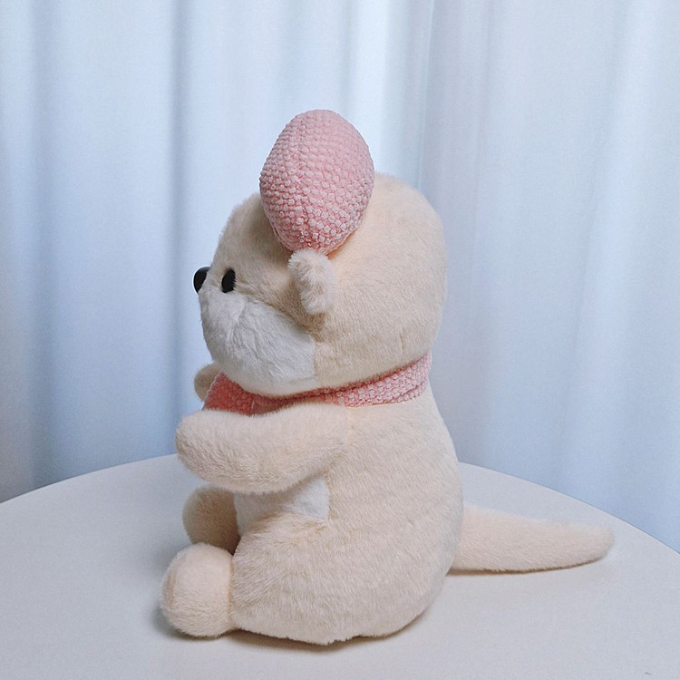 새상품) 겨울나는 쪼코 아기수달 싯팅 대형 인형 45cm--1